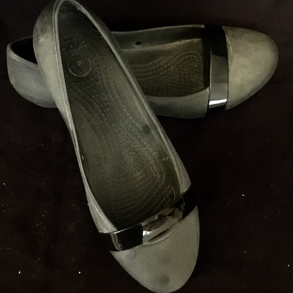 Crocs Grey Flats